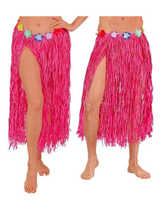 Widmann SRL Hawaiirokje roze met bloemenriem 80cm Mees