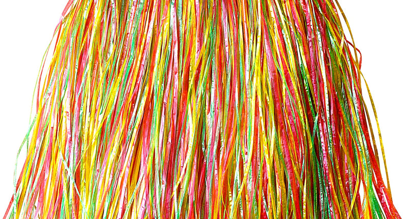 Widmann SRL Hawaiirokje stro meerkleurig 55cm