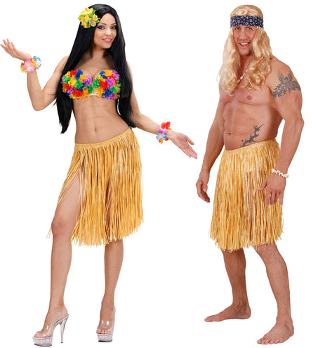 Widmann SRL Hawaiirokje stro naturel 55cm