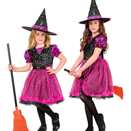 Widmann SRL Heks kind roze Eva