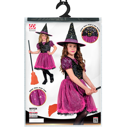 Widmann SRL Heks kind roze Eva