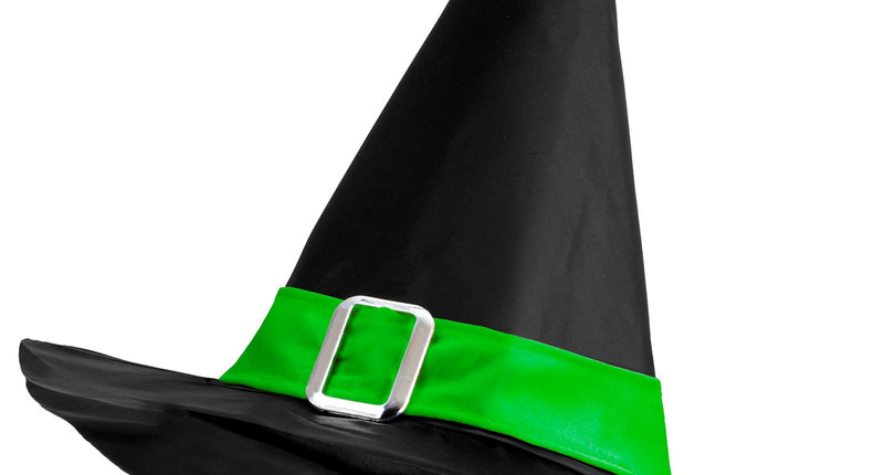 Widmann SRL Heksen hoed kind met groene riem