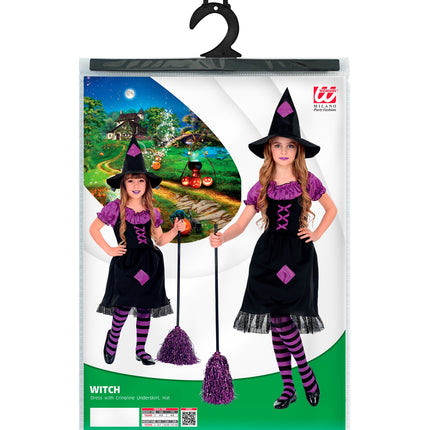 Widmann SRL Heksen jurk Fleur meisje