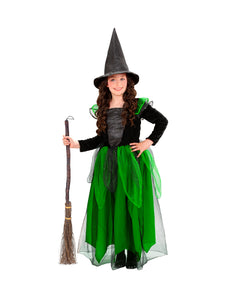 Widmann SRL Heksen kostuum Klaartje groen