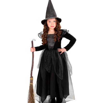 Widmann SRL Heksen kostuum Klaartje zwart