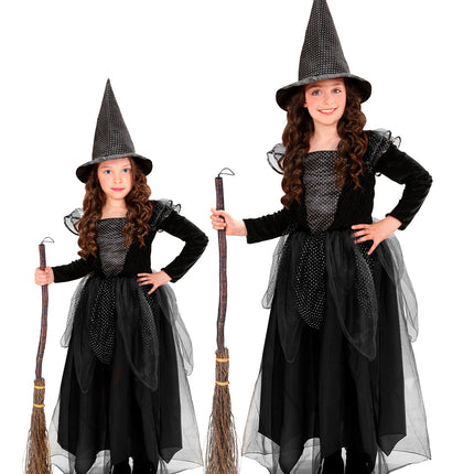 Widmann SRL Heksen kostuum Klaartje zwart