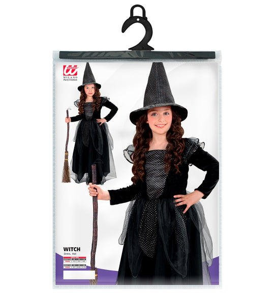 Widmann SRL Heksen kostuum Klaartje zwart