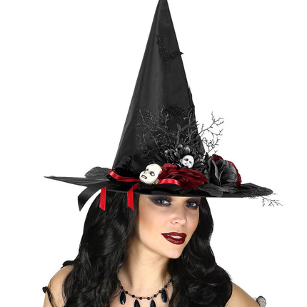 Widmann SRL Heksenhoed deluxe met accessoires