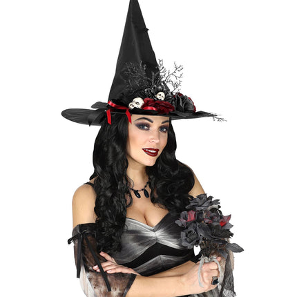 Widmann SRL Heksenhoed deluxe met accessoires