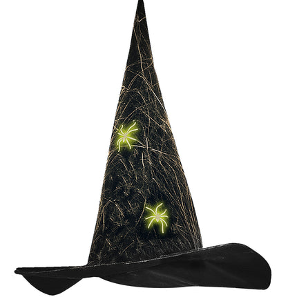 Widmann SRL Heksenhoed met spinnen zwart