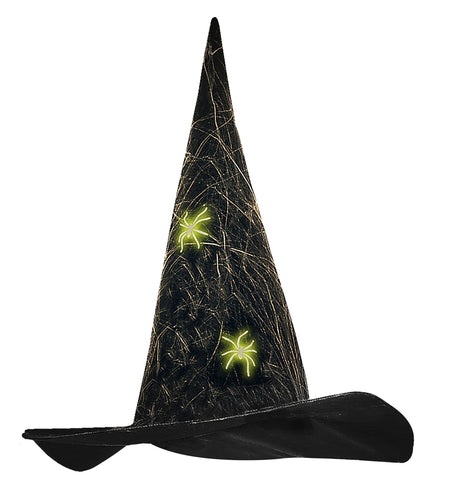 Widmann SRL Heksenhoed met spinnen zwart