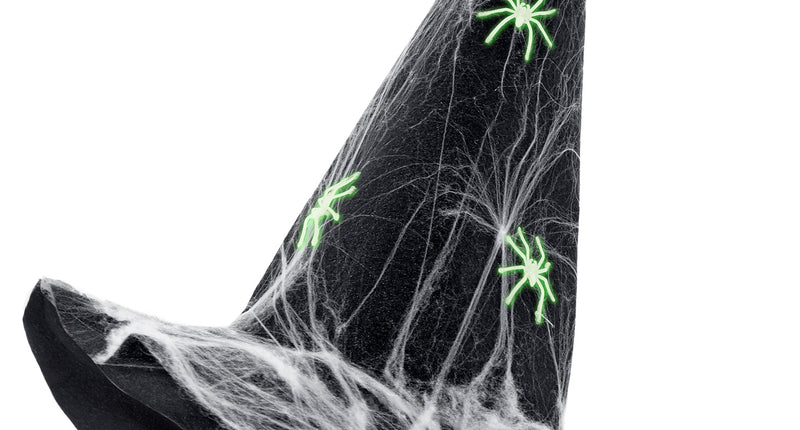 Widmann SRL Heksenhoed met spinnen zwart