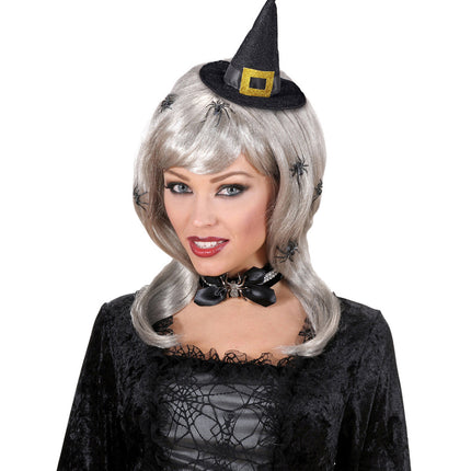 Widmann SRL Heksenhoed mini op haarband