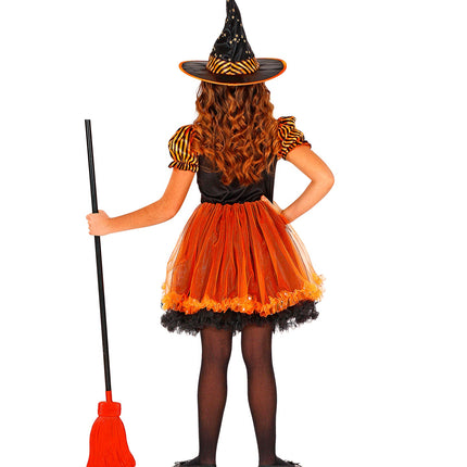 Widmann SRL Heksenjurk oranje Witchie