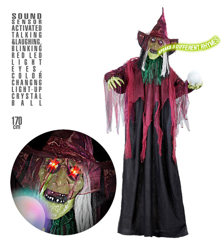 Widmann SRL Heksenpop decoratie Halloween 170cm