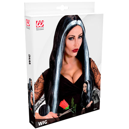 Widmann SRL Heksenpruik Mortisia grijs