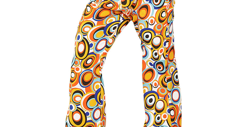 Widmann SRL Heren disco broek jaren 70 cirkels