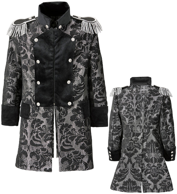 Widmann SRL Heren Parade show jas in zwart en zilver