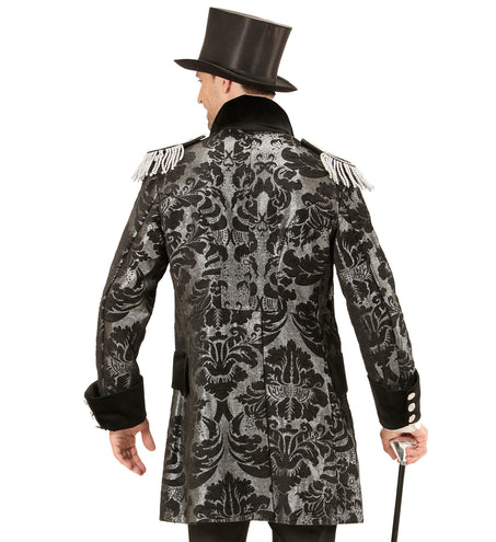 Widmann SRL Heren Parade show jas in zwart en zilver