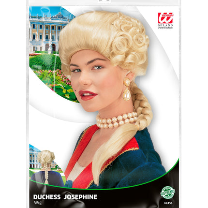 Widmann SRL Hertogin pruik blond volwassenen