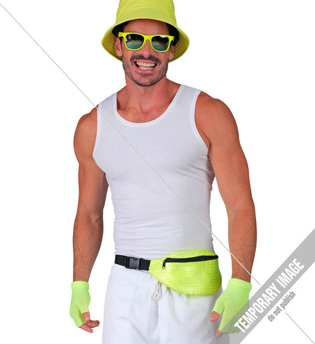 Widmann SRL Heuptasje pailletten neon geel