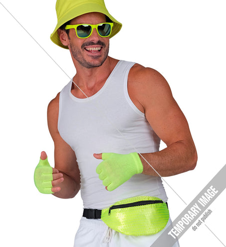 Widmann SRL Heuptasje pailletten neon geel