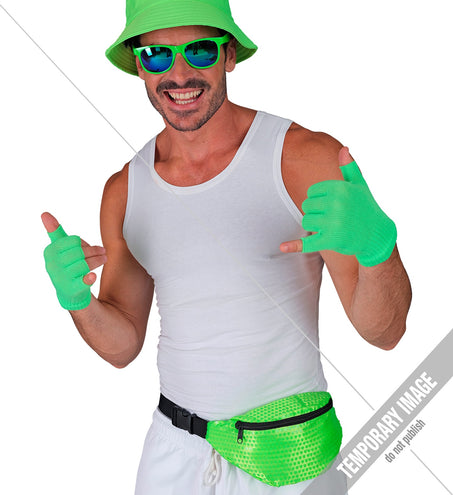 Widmann SRL Heuptasje pailletten neon groen