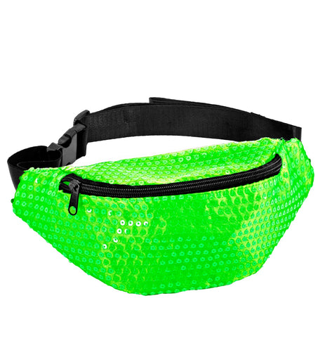 Widmann SRL Heuptasje pailletten neon groen