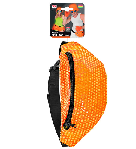 Widmann SRL Heuptasje pailletten neon oranje