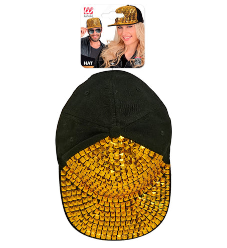 Widmann SRL Hip hop cap goud/zwart