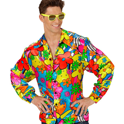 Widmann SRL Hippie blouse bloemen heren