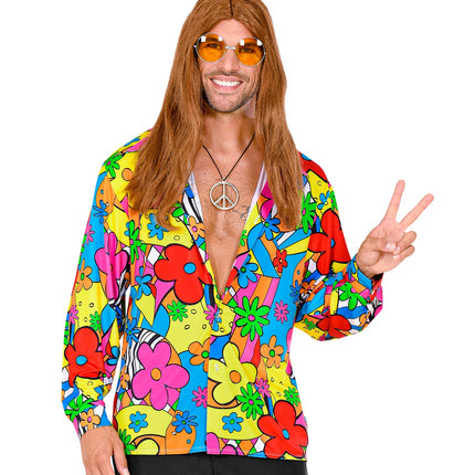 Widmann SRL Hippie blouse bloemen heren