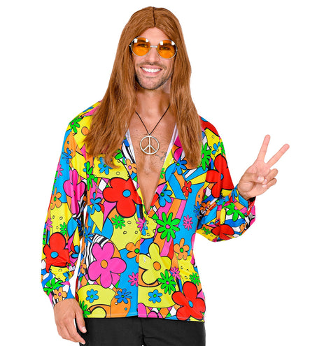 Widmann SRL Hippie blouse bloemen heren