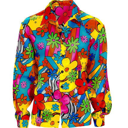 Widmann SRL Hippie blouse bloemen heren
