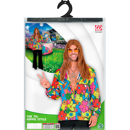 Widmann SRL Hippie blouse bloemen heren