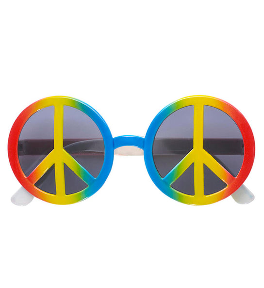 Widmann SRL Hippie bril peace regenboog