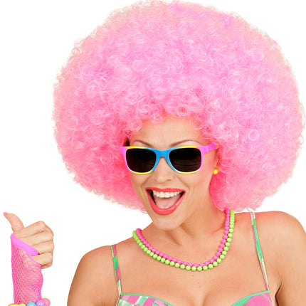 Widmann SRL Hippie bril regenboog karakter