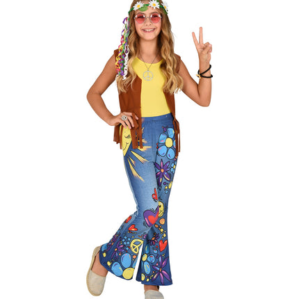 Widmann SRL Hippie broek kinderen 70's