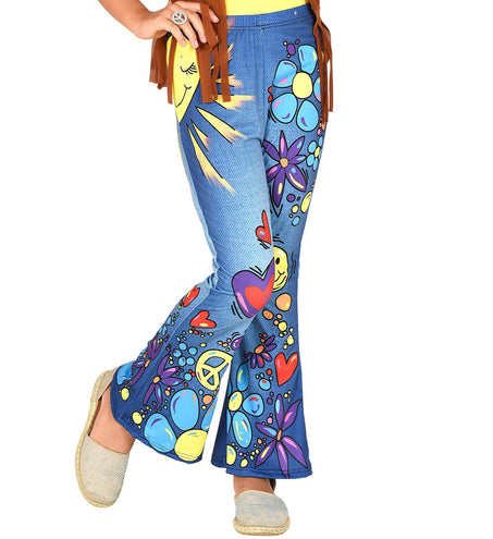 Widmann SRL Hippie broek kinderen 70's