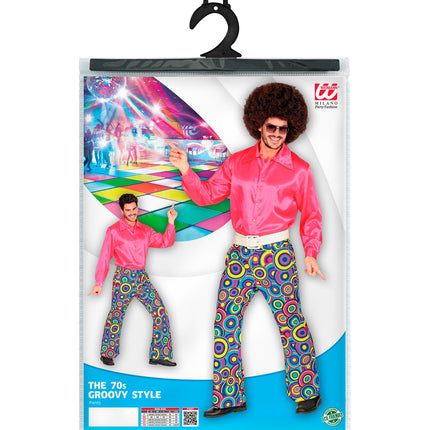 Widmann SRL Hippie herenbroek met kringen