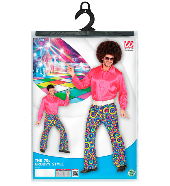 Widmann SRL Hippie herenbroek met kringen