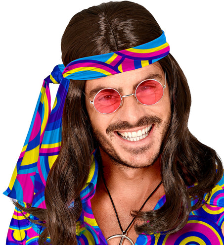 Widmann SRL Hippie hoofdband blauw tinten