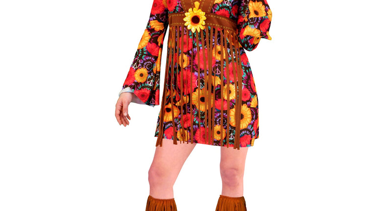 Widmann SRL Hippie jurkje flower power dames