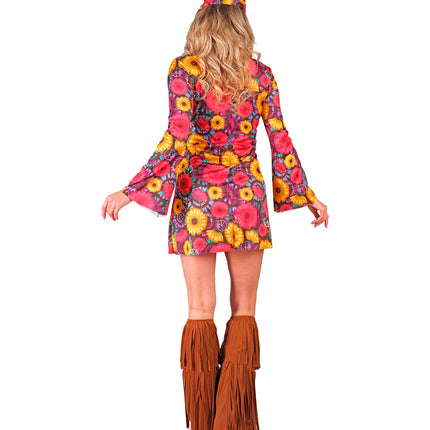 Widmann SRL Hippie jurkje flower power dames