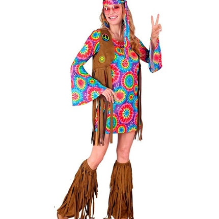 Widmann SRL Hippie kostuum dame Timo