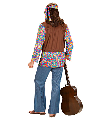 Widmann SRL Hippie kostuum Flower Power heren