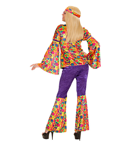 Widmann SRL Hippie pak bloemen motief dames