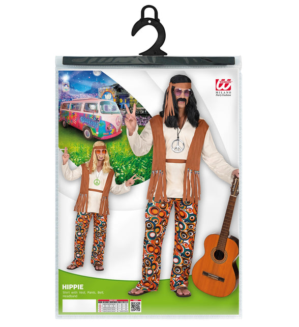 Widmann SRL Hippie pak Jelle volwassenen