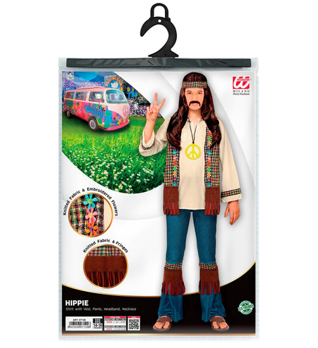 Widmann SRL Hippie pak Steven jongen