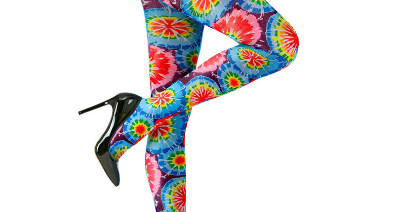 Widmann SRL Hippie panty psychedelisch volwassenen